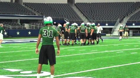 Venice HIgh football walk through at AT&T Stadium in Arlington, Texas ...