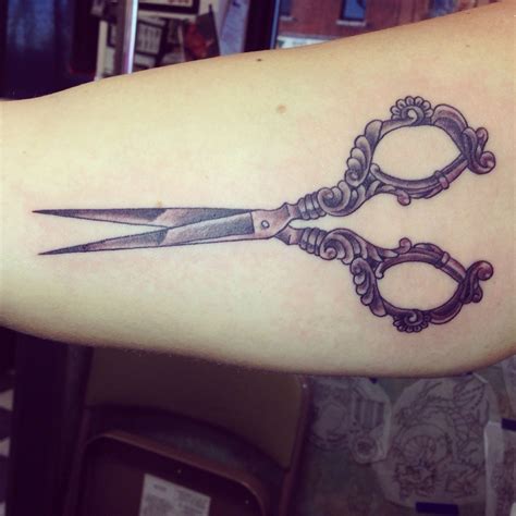 My Vintage shears tattoo! | Shears tattoo, Tattoos, Cosmetology tattoos