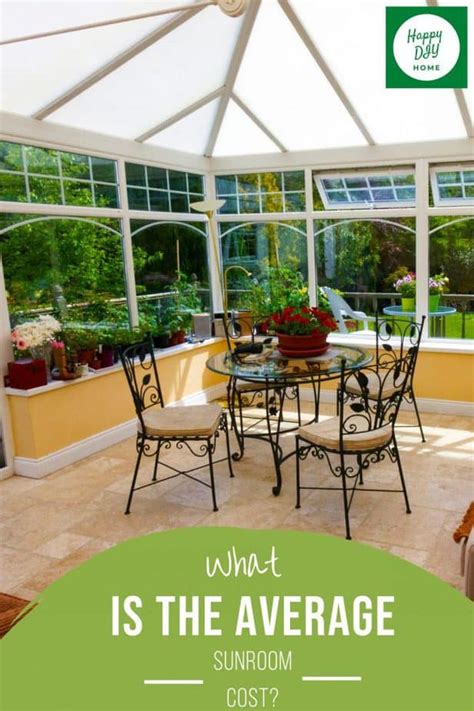 What is the Average Sunroom Cost? | Happy DIY Home