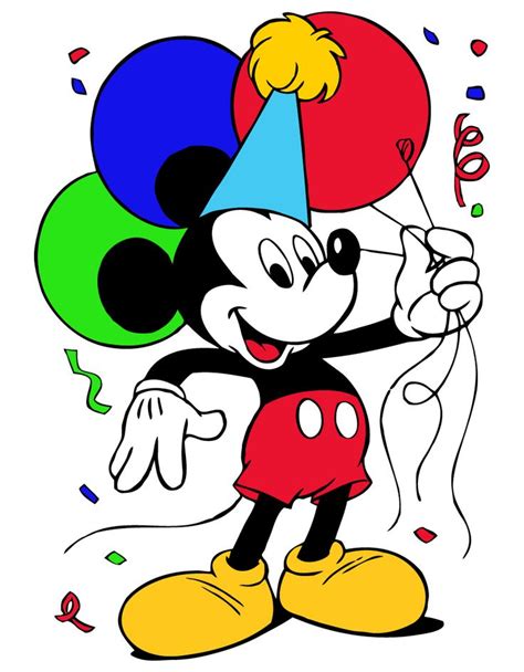 Mickey Mouse Happy Birthday - ClipArt Best