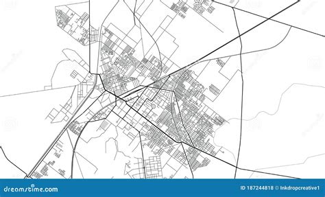 Urban Vector City Map of Sargodha, Pakistan, Asia. Stock Vector - Illustration of pakistan, area ...