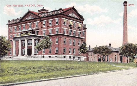 hospital-akron-city-02 - Akron Postcards