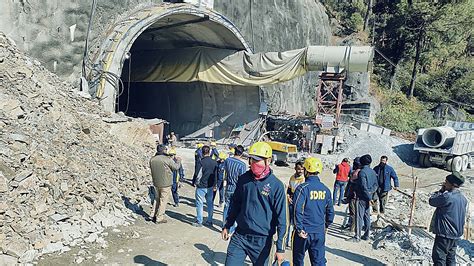 ‘Oxygen being supplied’: Rescue ops on after under-construction tunnel ...