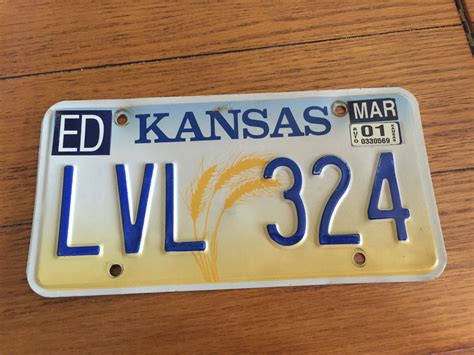 Kansas | License plate, Plates, Kansas