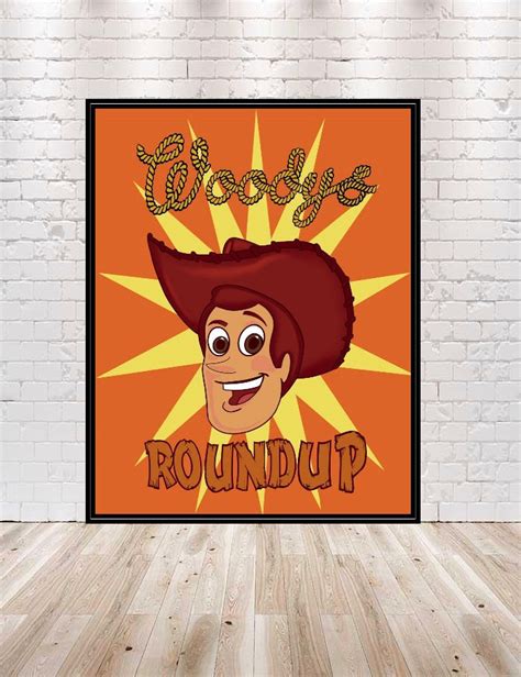 Woody's RoundUp Poster Vintage Disney Poster Toy Story 2 Woody Disney ...