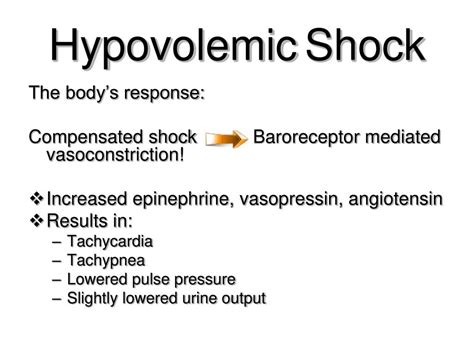 PPT - Hypovolemic Shock PowerPoint Presentation, free download - ID:593998