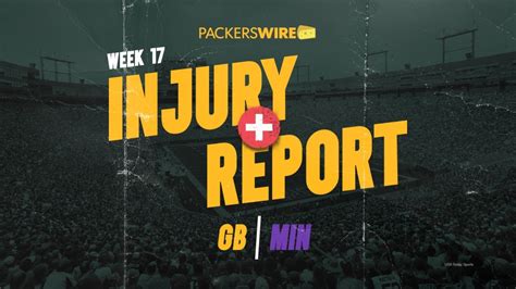 Breaking down Packers’ final injury report for Week 17 vs. Vikings