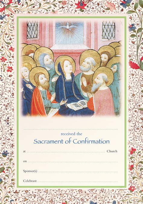 Confirmation Certificate (Pack of 25) | Catholic Truth Society