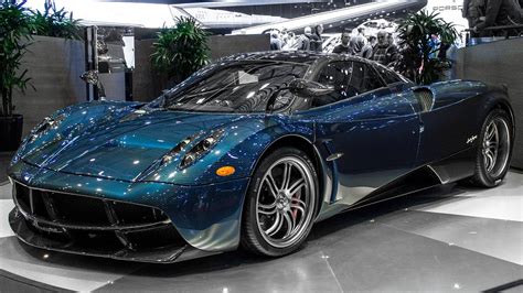 Pagani Huayra Blue Interior