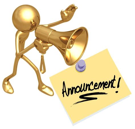 Announcements Clip Art - ClipArt Best