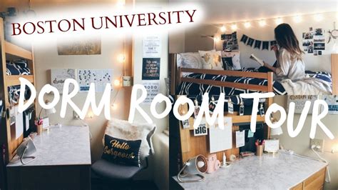 DORM ROOM TOUR | boston university freshman - YouTube