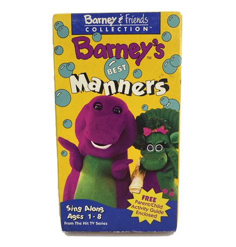 Barney And Friends Collection Barneys Best Manners VHS 1993 45986990211 | eBay