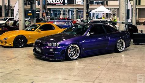 Midnight Purple BNR34 | Nissan skyline, Nissan gtr skyline, Skyline gtr