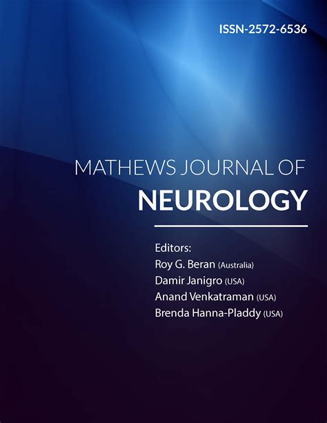 Author Guidelines | Neurology Open Access Journals | Mathews ...