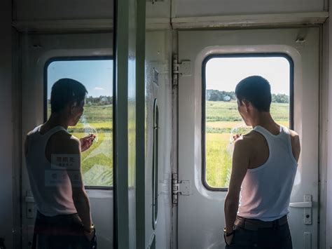 Pictures of a train ride through North Korea