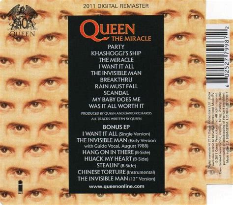 Queen UK Albums Discography 1973-1989