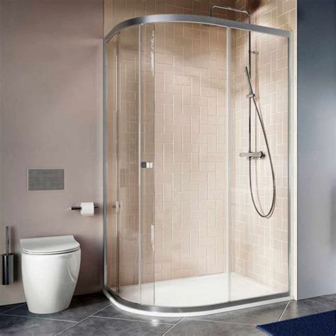 Crosswater Clear 6 Offset Quadrant Shower Enclosure | UK Bathrooms