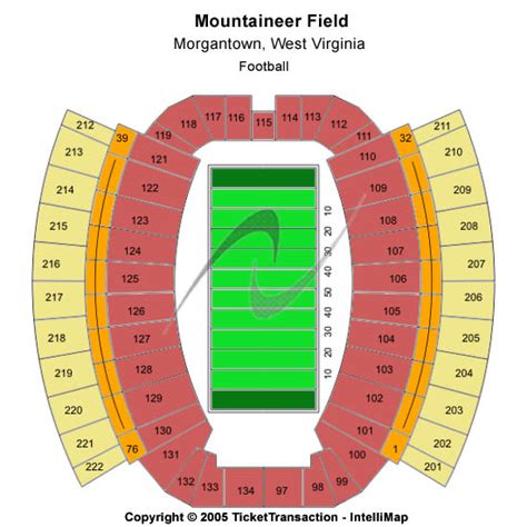 Wvu Football Stadium Seating Rows | Elcho Table