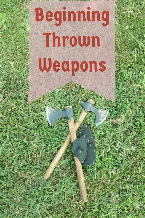 Beginning Thrown Weapons – Gryffin's Landing