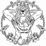 Leo Coloring Pages sketch template