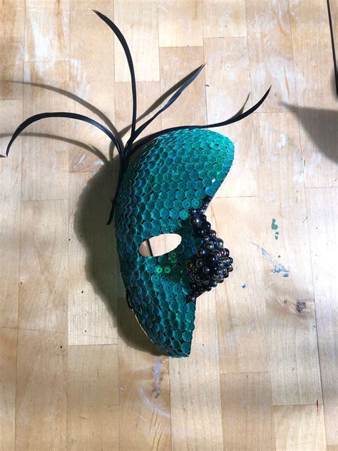 Hand Beaded Masquerade Mask - Etsy