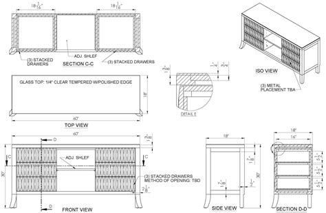 Draw Technical Drawing For Your Furniture And Others ...