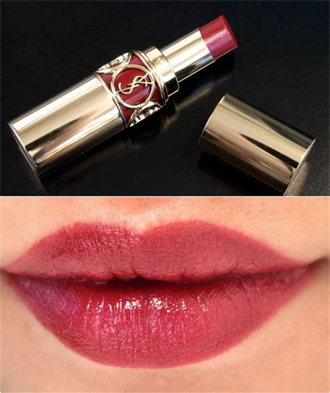 Fall Lips with YSL: Yves Saint Laurent Rouge Volupté Perle in "113 Iridescent Burgundy ...