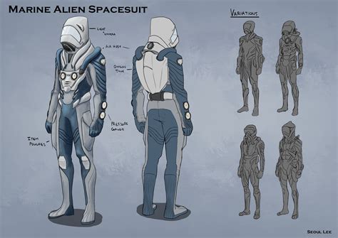 Seoul Lee - Marine Alien Spacesuit