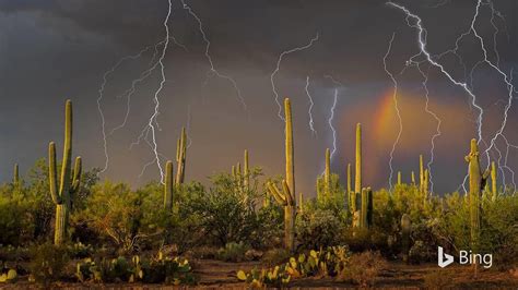 Lightning strikes are common during the summer monsoon in southwestern ...