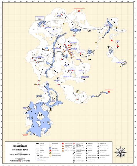 Mountain Town (Milton) map