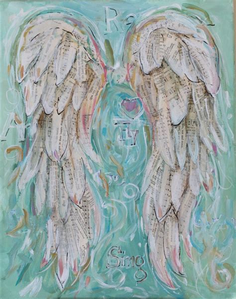 Angel Wings Art Painting Custom Order Your Own Special Set of - Etsy