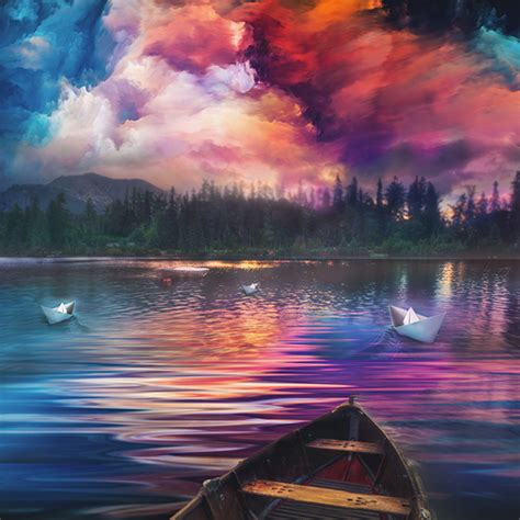 Rainbow Lake on Behance