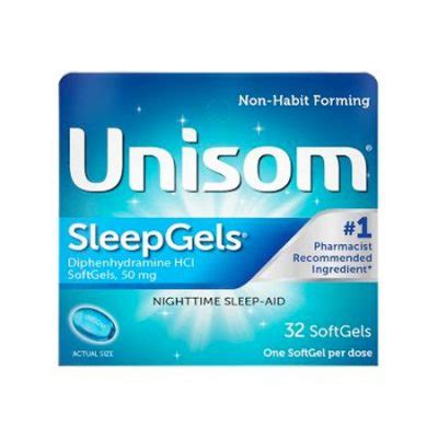 Unisom Sleep Gels (32 Softgels) - Discount Health Products