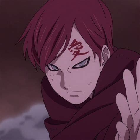 Gaara’s hair falling out of place when he fights: - Just Gaara