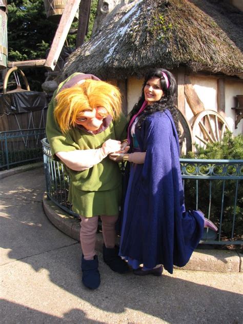 Esmeralda & Quasimodo-this is awesome! You never see them out! -- yea because they are both dead ...