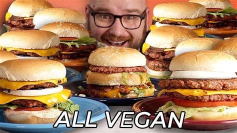 Making EVERY Fast Food Burger Vegan - Saucestache