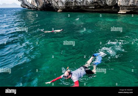 Snorkeling Bacuit Archipelago Palawan Philippines Stock Photo - Alamy