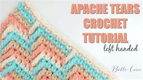 LEFT HANDED CROCHET: How to crochet Apache Tears | Bella Coco Crochet - YouTube | Apache tears ...