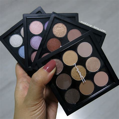 The Makeup Box: MAC Eyeshadow Times Nine Palette Swatches