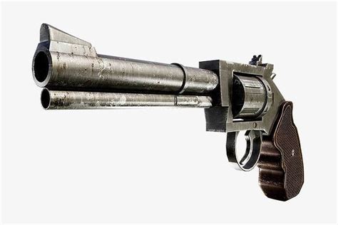 Webley Revolver Pistol 3D model | CGTrader