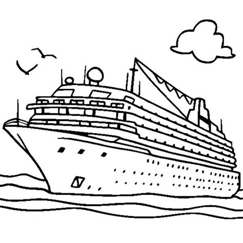 Cruise Ship for Rich People Coloring Pages - NetArt | People coloring pages, Coloring pages ...