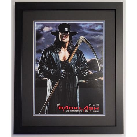 WWE Backlash Custom Framed Poster | Pristine Auction