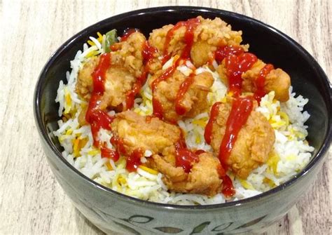 KFC rice bowl Recipe by mariam - Cookpad