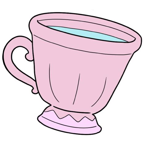 pink cup of tea 27783250 PNG