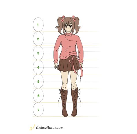 How to Drawn an Anime Girl Body | AnimeBases.com