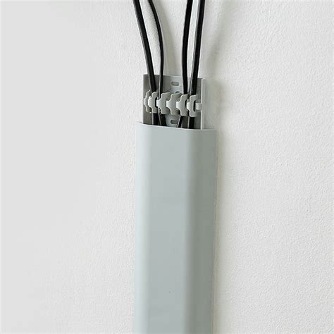 Wall Mount Self-adhesive Cable Cover Protector Wire Management Cord Organizer Holder Hide ...