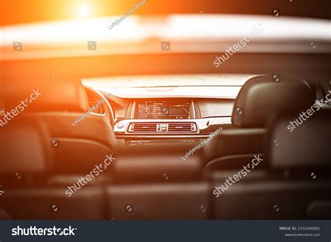 Modern Car Interior Wide View Leather Stock Photo 2152260001 | Shutterstock