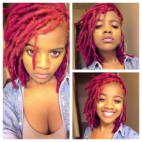 Hot pink dreadlocks | Hair styles, Locs hairstyles, Natural hair styles