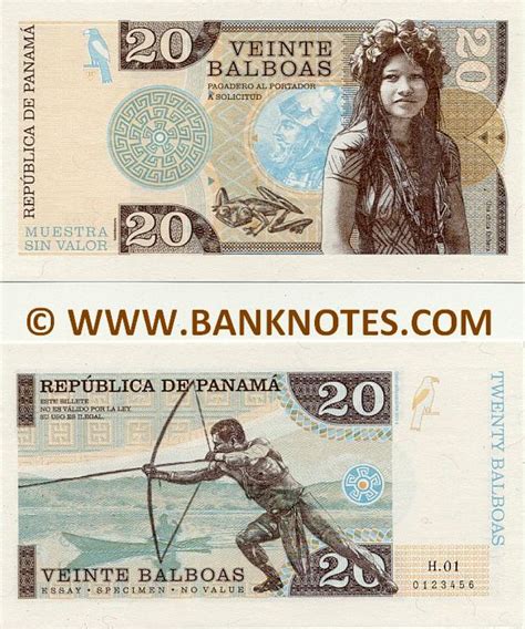 Panama Currencies Panamanian Balboa : Panama Balboa Banknotes - Panamanian balboa is the ...