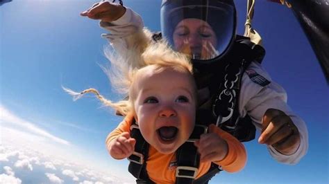 AI-generated images of babies skydiving, rock climbing go viral on ...